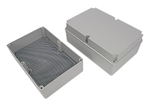 Hermetic box PH-5B.1P, without weakening rings, PMT-5 plate, IP65,elektro-plast
