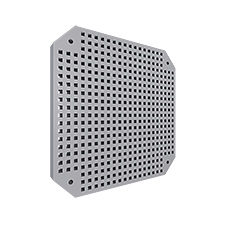 Mounting Plate PM160, perforated, for Ppt-EH160 and PPt-EH161 boxes, color: gray,elektro-plast