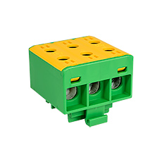 Connector WLZ35/3x35/z, color: green, TH35,elektro-plast