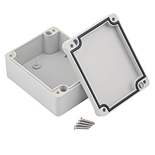 Hermetic Box PHP-54, with cast gasket, lid on screws, gray, IP67,elektro-plast