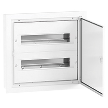Rozdzielnica Podtynkowa DARP-32S QUITELINE (2x16), drzwi aluminiowe lakierowane, etykiety opisowe, aluminiowa szyna TH (euroszyna), IP54,elektro-plast