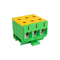 WLZ Connectors - Connector WLZ35/3x50/z, color: yellow-green, TH35