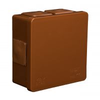 VP, V Boxes - Brown colour - Installation Box VP-02 Without terminals, Lid click-clack, IP55