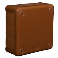VP, V Boxes - Brown colour - Installation Box VP-41 Without terminals, 4-screw Lid, IP55