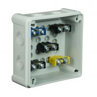 VP, V Boxes - Gray colour - Installation Box VP-42 With terminals, 4-screw Lid, IP55