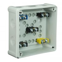 VP, V Boxes - Gray colour - Installation Box VP-52 With terminals, 4-screw Lid, IP55