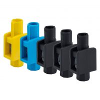 Accessories for VP boxes - Set of Single Terminals, 3 colours, 10x (1 x 1-4mm2), 400V
