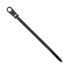 Cable ties with a hole - Cable tie with a hole - OZOc-4/100UV, black, lenght: 100mm