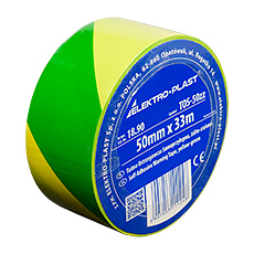 Tapes - Self-Adhesive Warning Tape TOS-5zz, 5cm x 33m, yellow-green