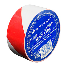 Tapes - Self-Adhesive Warning Tape TOS-5bc, 5cm x 33m, white-red