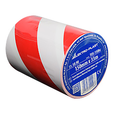 Tapes - Self-Adhesive Warning Tape TOS-15bc, 15cm x 33m, white-red