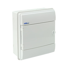 Rozdzielnica Hermetyczna RHp-8/B (białe drzwi ABS), IP65,elektro-plast