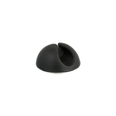 Uchwyty kablowe samoprzylepne UKS - Uchwyt kablowy samoprzylepny UKSO-1, 1xØ9mm, kolor: czarny