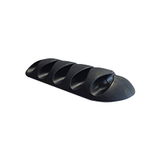 Uchwyty kablowe samoprzylepne UKS - Uchwyt kablowy samoprzylepny UKSO-5, 5xØ6mm, kolor: czarny