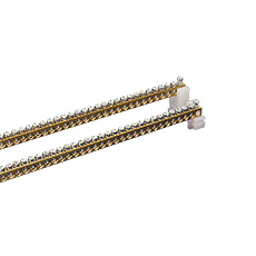  - Listwa ze złączem z zaciskami śrubowymi - LZS UNI1 - UNIbox, 2 x (39 x 10 mm2), 275mm