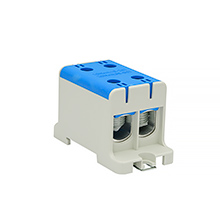 WLZ Connectors - Connector WLZ35/2x95/n, Al/Cu, to TH35, color: yellow-green, Cu245A Al220A