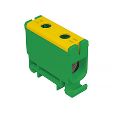 WLZ Connectors - Connector WLZ35P/50/z, to TH35, Cu160A Al145A, color: yellow-green