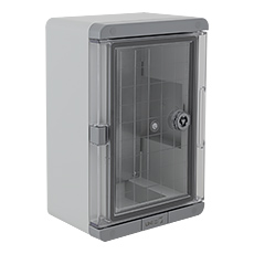 UNIbox PRO IP67 - Plastic Hermetic Boxes - Enclosure UNI PRO 1/T IP67 200×300×130 transparent