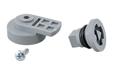 UNIbox PRO Accessories - Triangle lock — plastic ZTP UNIPRO