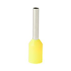 Insulated cable end terminals - Insulated cable end terminal HI 1,5/10-zo, yellow, Al/Cu