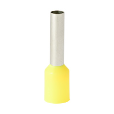 Insulated cable end terminals - Insulated cable end terminal HI 4,0/12-zo, yellow, Al/Cu
