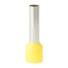 Insulated cable end terminals - Insulated cable end terminal HI 10,0/18-zo, yellow, Al/Cu