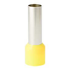 Insulated cable end terminals - Insulated cable end terminal HI 25,0/22-zo, yellow, Al/Cu