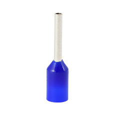 Insulated cable end terminals - Insulated cable end terminal HI 0,5/8-ni, blue, Al/Cu