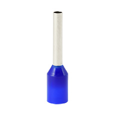 Insulated cable end terminals - Insulated cable end terminal HI 1,0/10-ni, blue, Al/Cu