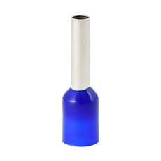 Insulated cable end terminals - Insulated cable end terminal HI 2,5/10-ni, blue, Al/Cu