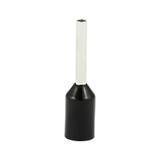 Insulated cable end terminals - Insulated cable end terminal HI 0,5/8-cza, black, Al/Cu