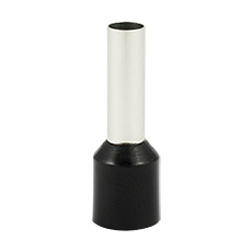 Insulated cable end terminals - Insulated cable end terminal HI 6,0/12-cza, black, Al/Cu