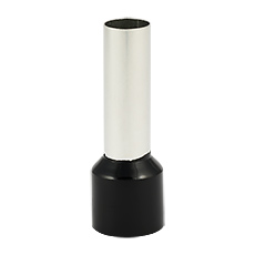 Insulated cable end terminals - Insulated cable end terminal HI 16,0/18-cza, black, Al/Cu