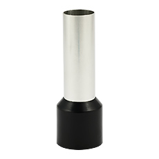 Insulated cable end terminals - Insulated cable end terminal HI 25,0/22-cza, black, Al/Cu