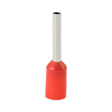 Insulated cable end terminals - Insulated cable end terminal HI 0,75/8-cze, red, Al/Cu
