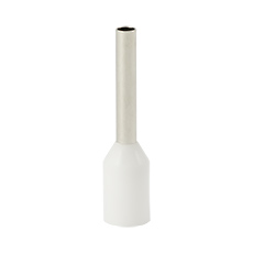 Insulated cable end terminals - Insulated cable end terminal HI 1,0/10-bi, white, Al/Cu