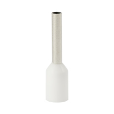 Insulated cable end terminals - Insulated cable end terminal HI 1,5/10-bi, white, Al/Cu