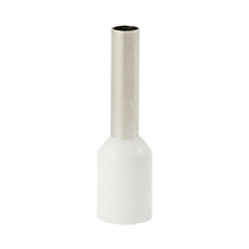 Insulated cable end terminals - Insulated cable end terminal HI 2,5/10-bi, white, Al/Cu