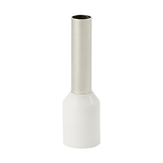 Insulated cable end terminals - Insulated cable end terminal HI 4,0/12-bi, white, Al/Cu