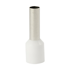 Insulated cable end terminals - Insulated cable end terminal HI 6,0/12-bi, white, Al/Cu