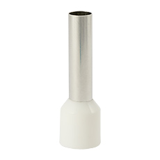 Insulated cable end terminals - Insulated cable end terminal HI 10,0/18-bi, white, Al/Cu