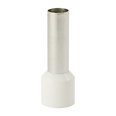 Insulated cable end terminals - Insulated cable end terminal HI 16,0/18-bi, white, Al/Cu