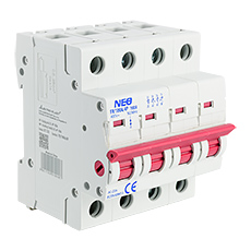 NEO - Modular devices - Isolating Switch DL 4P 100A FR/100A/4P