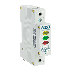 NEO - Modular devices - Control Lamp, for rail TH35, 3-phase LK3TH