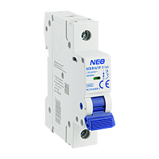 NEO - Modular devices - Overcurrent Circuit Breaker, 6kA, B, 1-pole, 16A OCB/B16/1P
