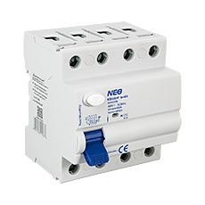 Residual Current Circuit Breakers - Residual Overcurrent Circuit Braker RCD/63A/4P, 63A, 30mA, 4-pole type AC