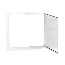 Lacquered aluminium door with frame DR72 for Flush Distributrion Board DARP-72, color: white,elektro-plast
