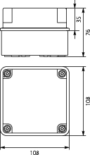 Hermetic casing OH-1B.3