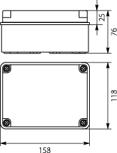 Hermetic casing OH-2A.2