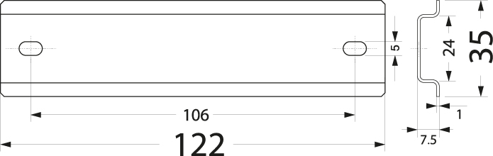 Bracket WTH 4/TH35/122